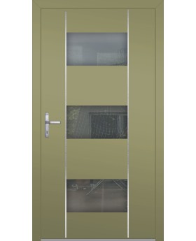 LIM AP13- porte aluminium vitrée