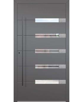 LIM AP18 - porte d entrée alu vitrée