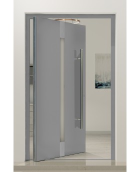 PIVOT AP11 - porte d'entrée pivotante en aluminium sur mesure