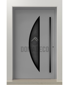 LIM Bow - porte principale vitrée en aluminium