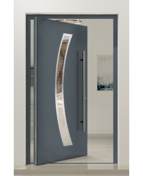 PIVOT Bumerang - pivot de porte d'entrée en aluminium et verre
