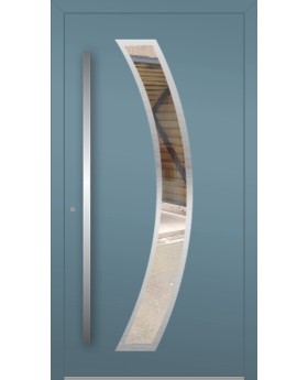 LIM Bumerang - porte principale vitrée en aluminium