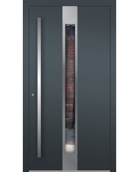LIM C1 - porte d'entrée en aluminium moderne pour la maison