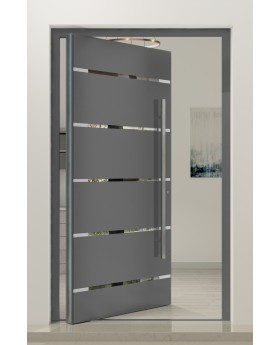 PIVOT C7 - entrée de porte pivotante moderne