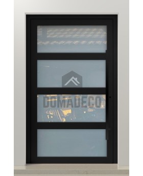 PIVOT C9 - porte pivotante en aluminium vitrée