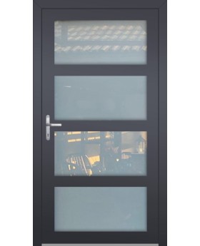 LIM C9 - porte d'entrée en verre en aluminium