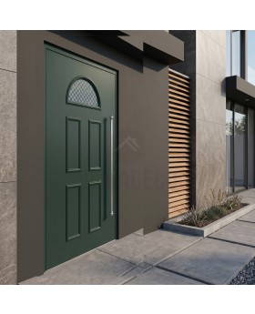 Porte d'entrée en aluminium au design Green Classic
