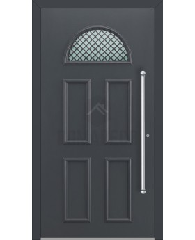LIM CL15 - Porte d'entrée en aluminium au design classique