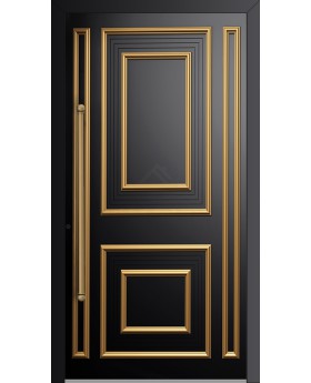 LIM CL17 - porte d'entrée en aluminium de style traditionnel