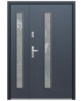 Fargo 42 DB - porte exterieur avec panneau latéral