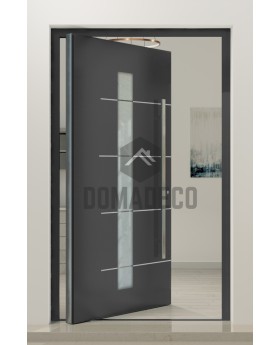 PIVOT Gryf-B - porte pivotante sécurisée en aluminium avec vitrage