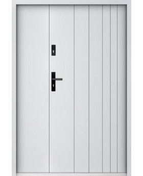 Sta Gutenberg Uno - porte entree avec panneau latéral