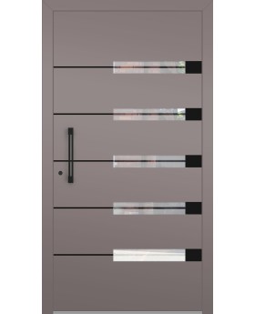LIM AP18A - porte d'entrée simple en aluminium