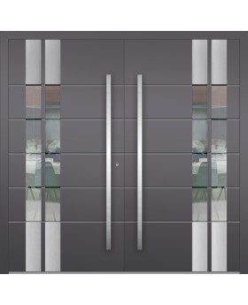 LIM C3 double -  entrée principale porte double en aluminium