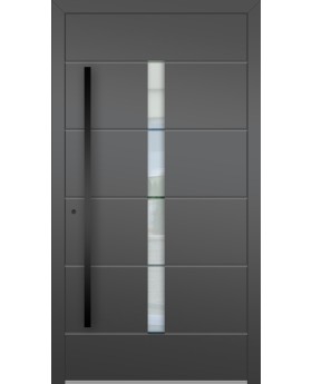 LIM AP16 - porte aluminium vitrée