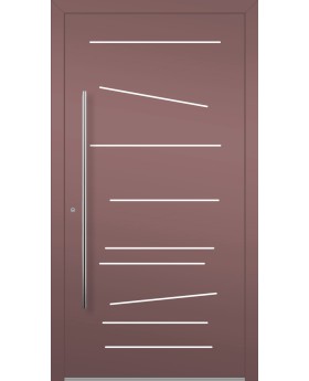 Porte d'entrée en aluminium
