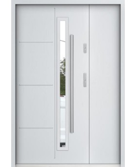 Sta Arago Uno - porte exterieur avec panneau latéral