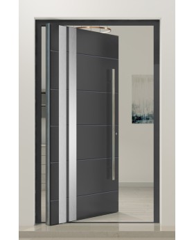 PIVOT AD10 - porte d'entrée pivotante en aluminium pour maisons