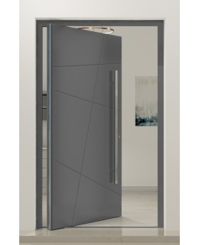 PIVOT AG07 - porte d'entrée pivotante moderne en aluminium pour les maisons contemporaines