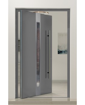 PIVOT C1 - porte pivotante moderne en aluminium pour la maison