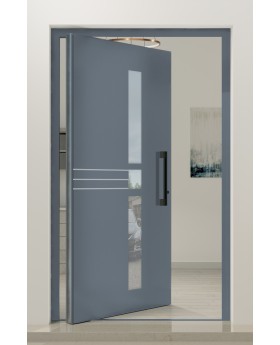 PIVOT Chip-B - porte pivotante moderne en aluminium