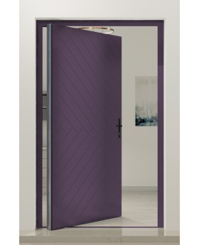 PIVOT V59 - porte d'entrée pivotante moderne en aluminium