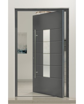 PIVOT AP06 - porte d'entrée pivotante en aluminium robuste