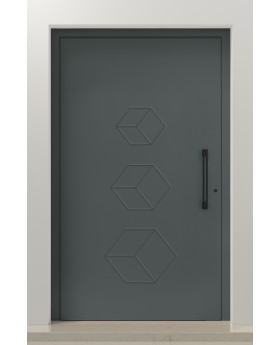 PIVOT V19 - Grande porte pivotante en aluminium à rupture thermique