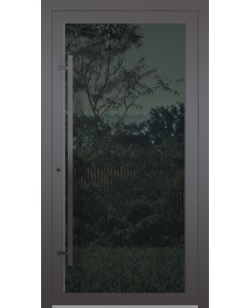 LIM VL19 - Porte en aluminium Lacobel en verre peint