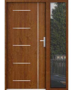 configuration personnalisée - STA porte d'entrée avec droit fixe latéral (vue de l'extérieur)