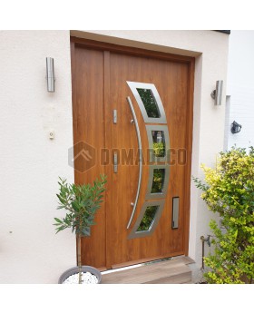 Sta Taurus Uno - porte d'entrée en acier avec panneau latéral ouvrant