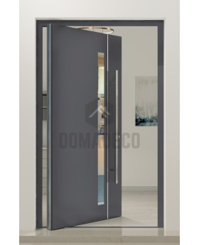 PIVOT Tiret - porte d'entrée pivotante anti-effraction en aluminium