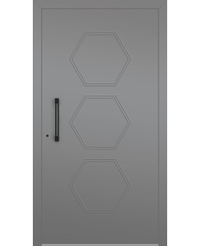 LIM V16 - porte d'entrée moderne en aluminium