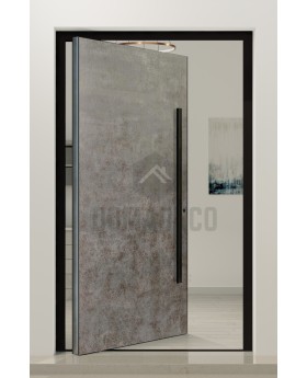 PIVOT V56 - porte pivotante en aluminium recouverte de quartz fritté