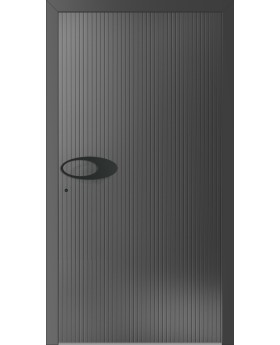 LIM V62 - porte d'entrée en aluminium avec fraisage vertical