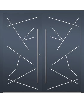 LIM Vario-Inox double - double porte de sécurité en aluminium