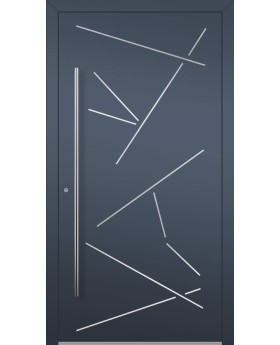 LIM Vario-inox - porte d'entrée en aluminium