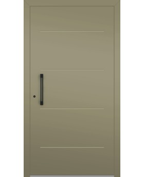 LIM W311 - porte d'entrée de maison moderne en aluminium