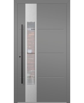 LIM W321- porte d'entrée moderne en aluminium