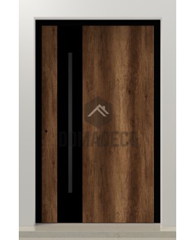 PIVOT WOODLINE 5 - porte pivotante recouverte de stratifié haute pression imitation bois Barrique Oak